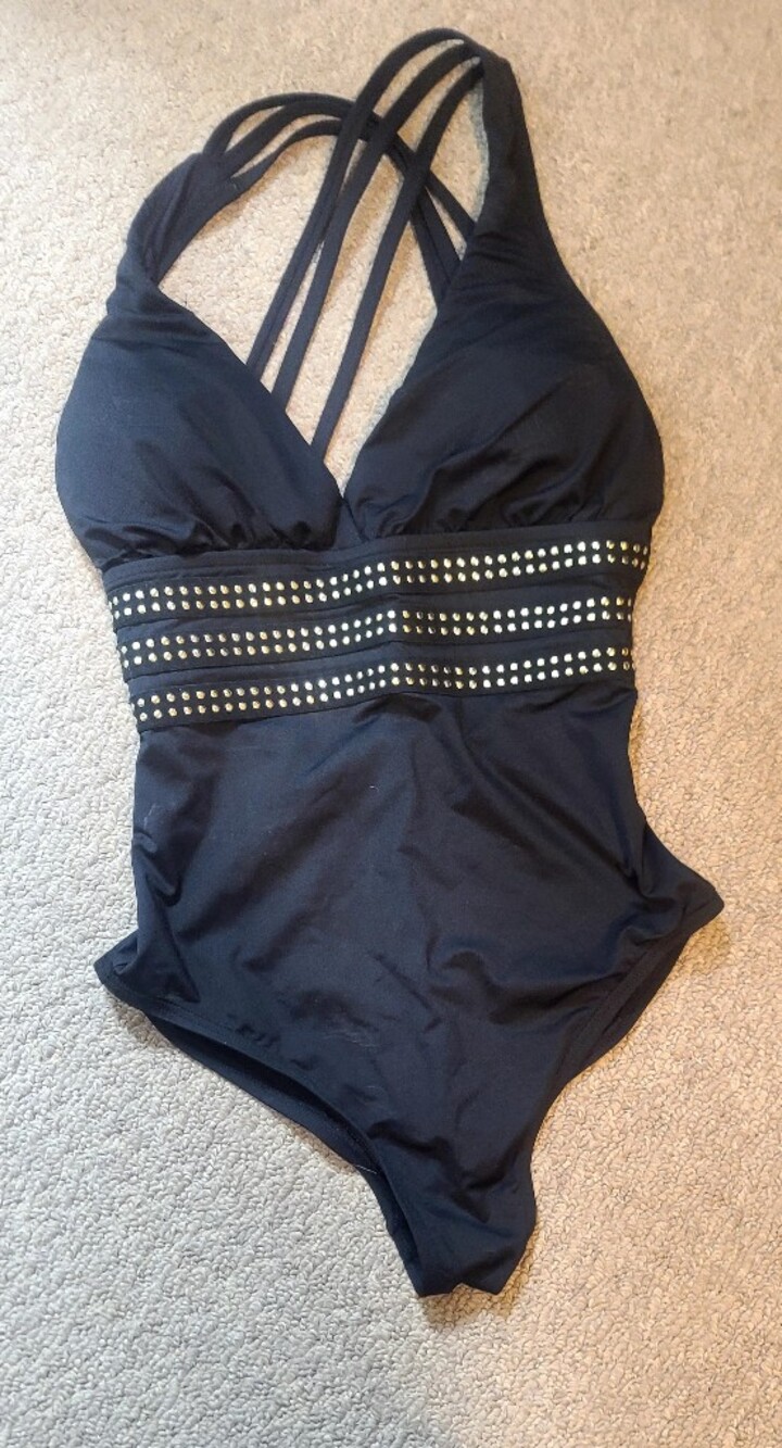 La Blanca Black One-Piece Swimsuit with Branded Tag